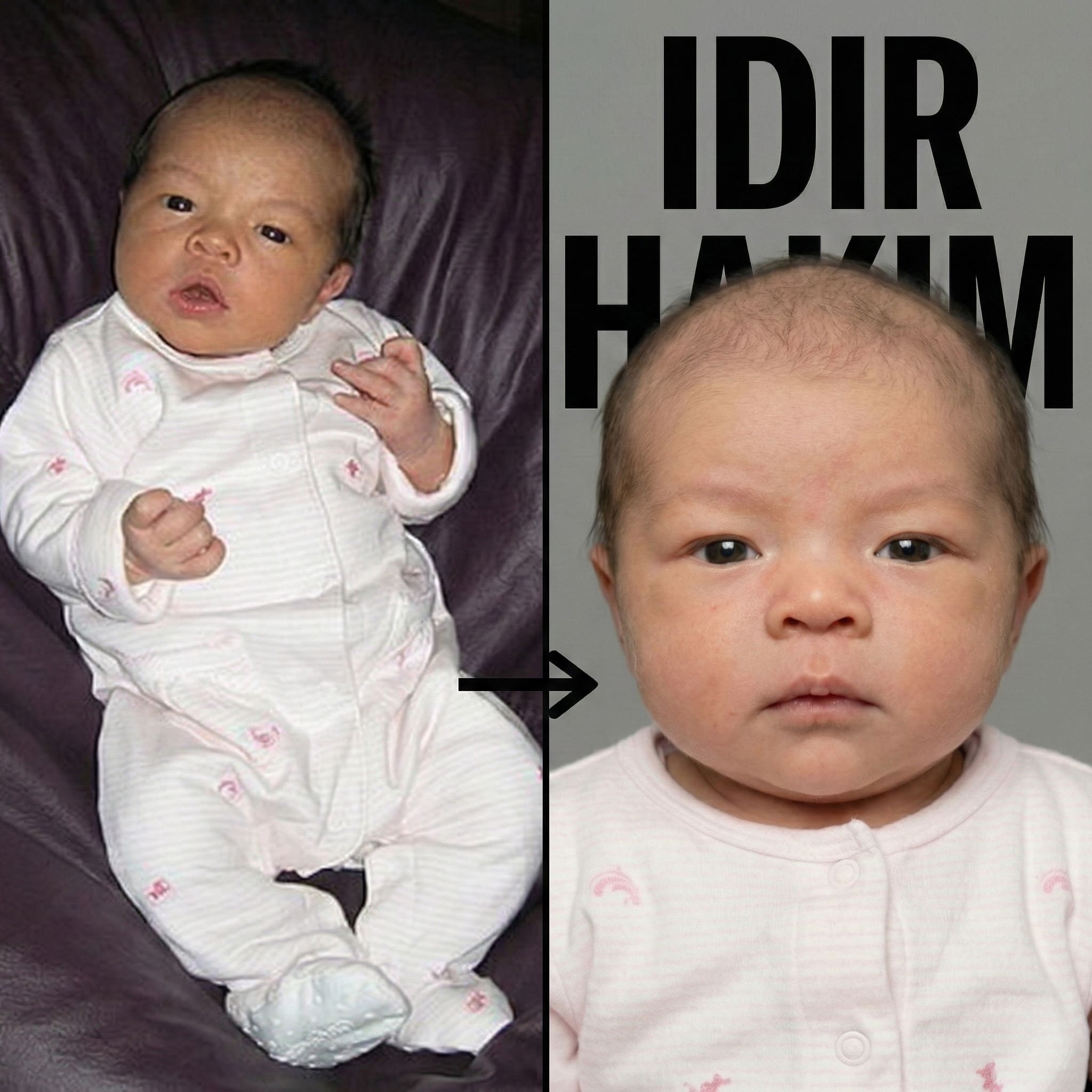 photo identité bébé nouveau-né 4 jours domicile paris 7j/7 idir hakim